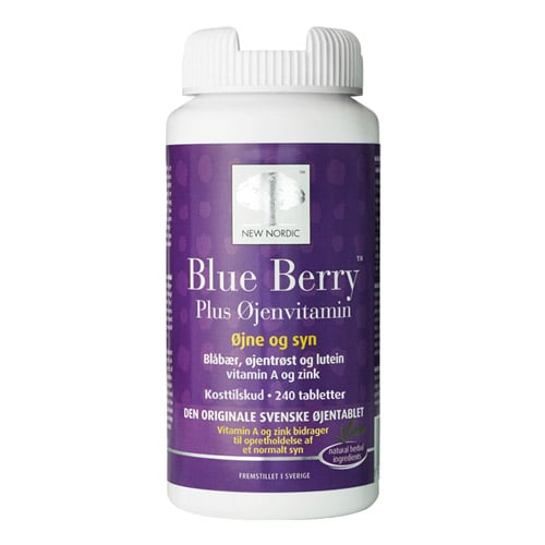 New Nordic - Blue Berry™ Plus Øjenvitamin - 240 tabs.