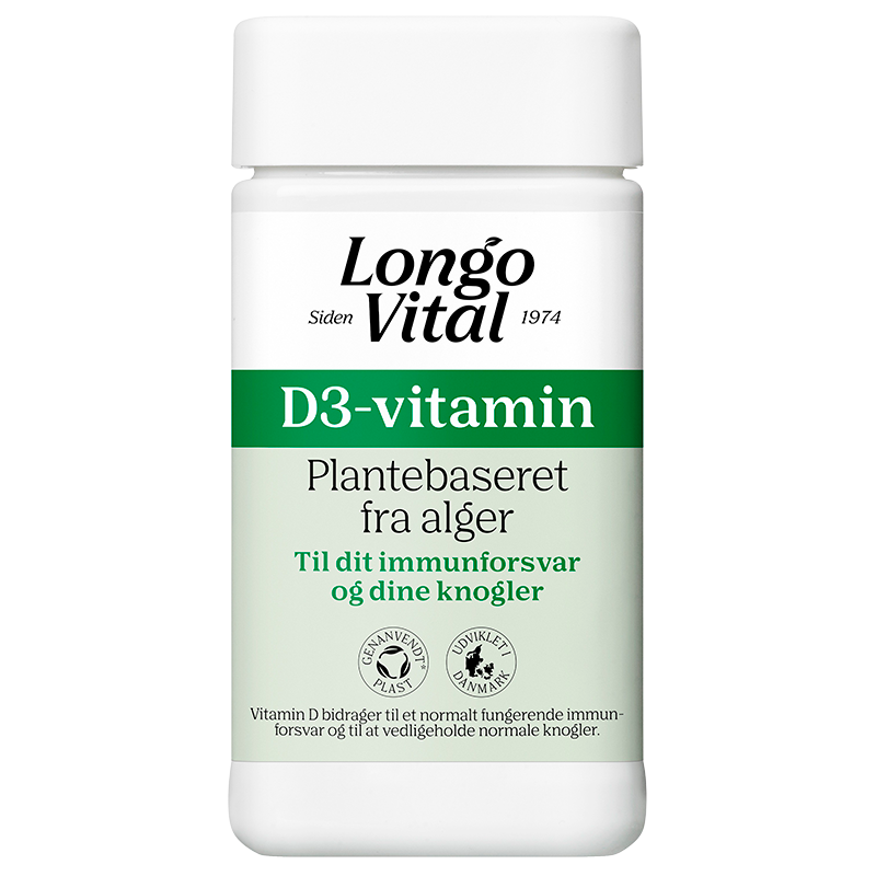 Longo Vital D3 Stærk (180 tab)