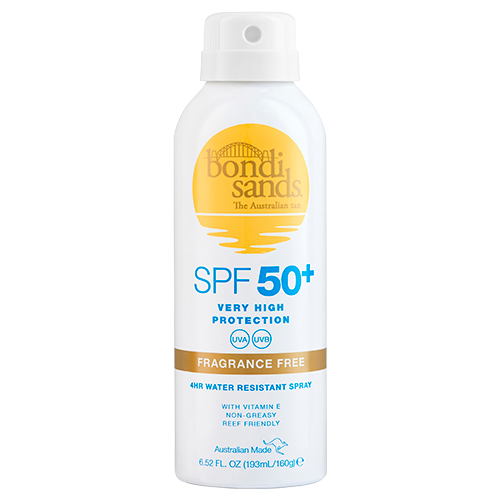 Bondi Sands SPF 50+ Fragrance Free Sunscreen Spray (160 g)