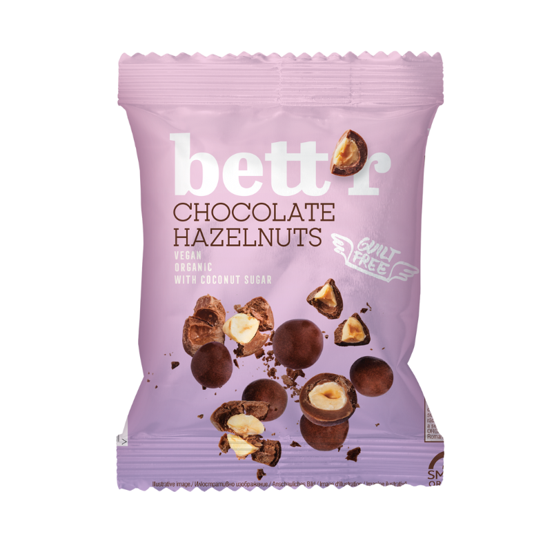 Bett´r Vegan choko hasselnødder Ø (40 g)