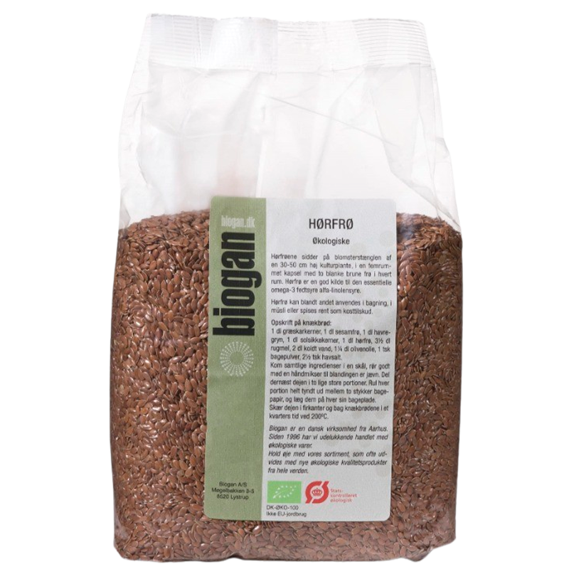 Biogan Hørfrø Ø - 1 kg.