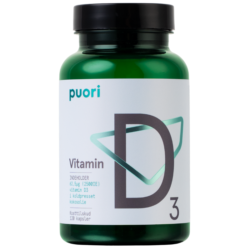 Puori (PurePharma) D3 kokos - 120 kap.