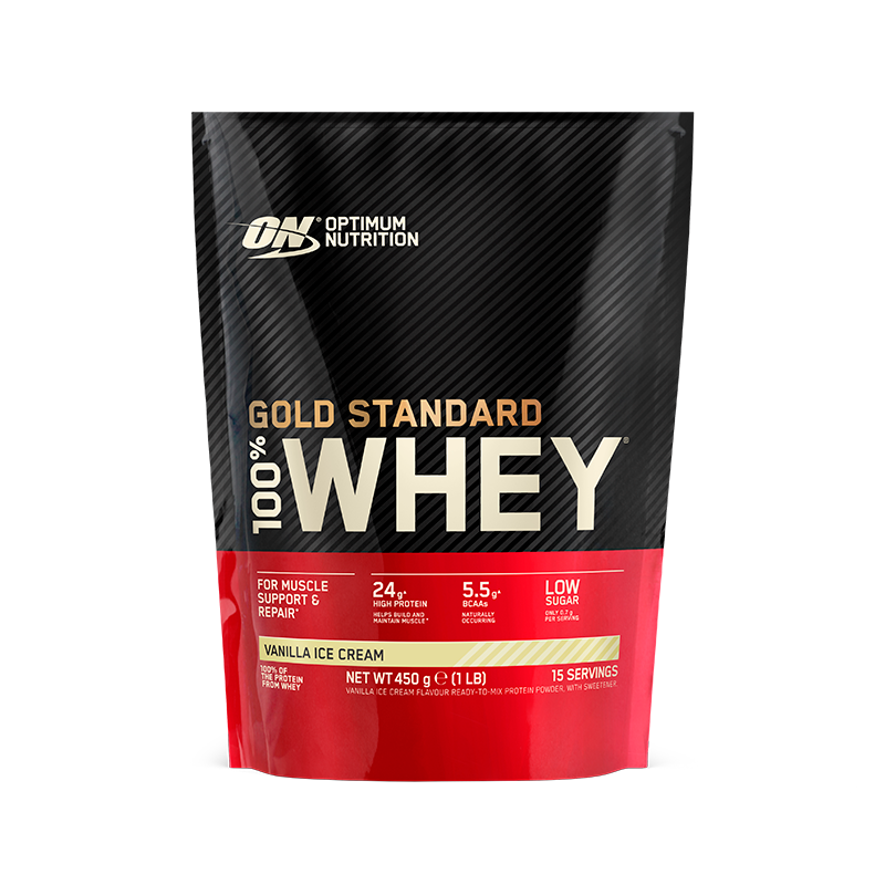 Optimum Nutrition Gold Standard 100% Whey Vanilla Ice Cream (450 g)