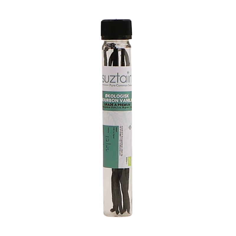 Suztain Bourbon Vaniljestænger Ø (5 stk)