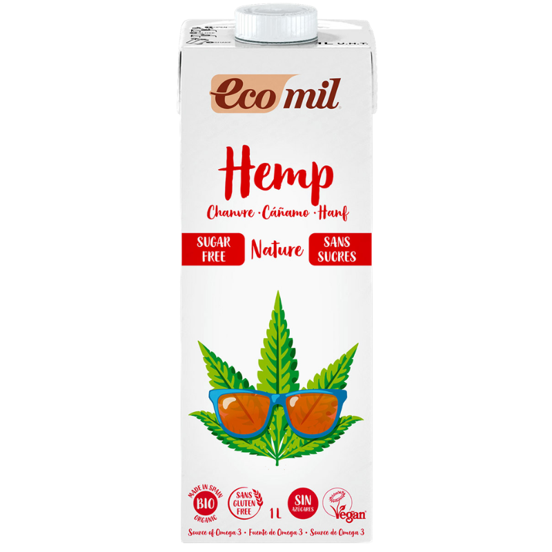 Ecomil Hampdrik Sukkerfri Ø (1 l)