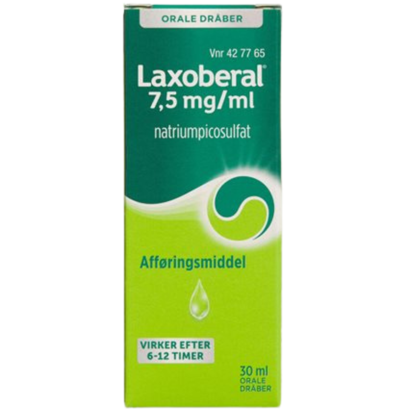 Laxoberal Oral Dråber 7,5 mg - 30 ml.
