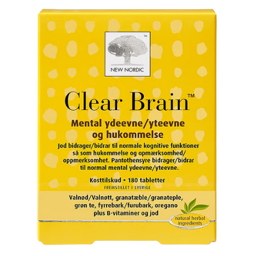 New Nordic Clear Brain - 180 tabs.