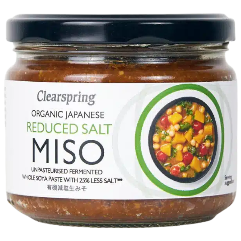 Clearspring Miso Brown Rice Upasteuriseret Reduceret Salt Ø (270 g)