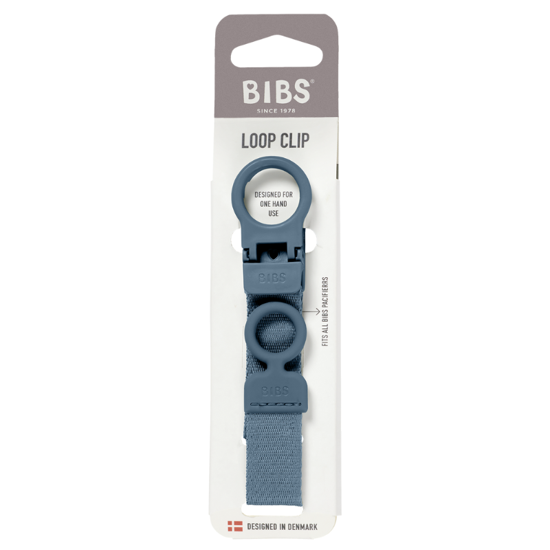 Bibs Pacifier Clip Loop Petrol (1 stk)