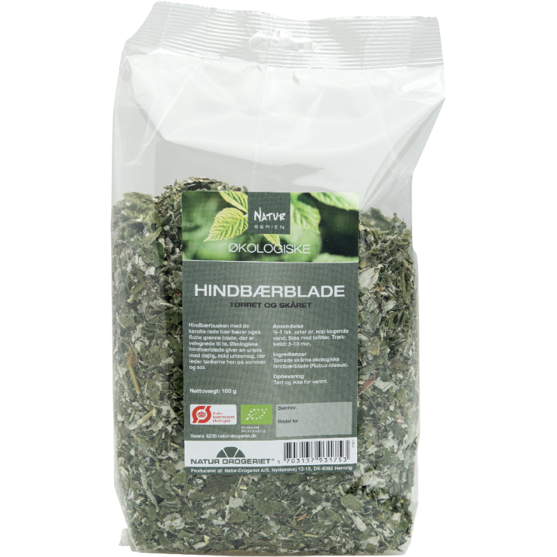 Natur Drogeriet Hindbærblade Øko. - 100 gr.