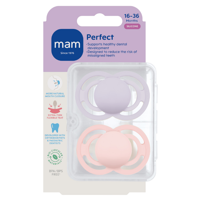 MAM Perfect Silk 16-36M Pink (2 stk)