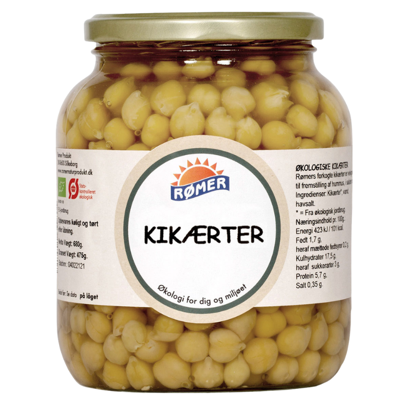 Rømer Kikærter I Vand Ø (660 gr)