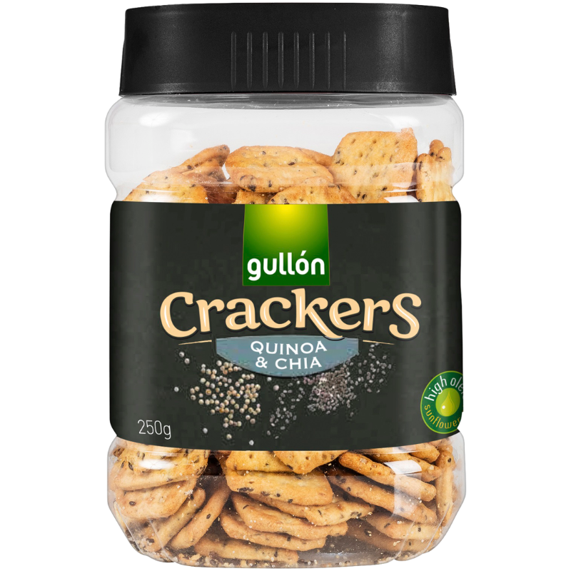 Gullon Crackers M. Quinoa & Chiafrø (250 g)