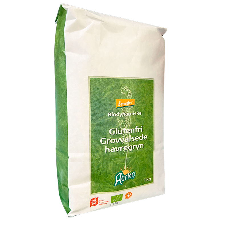 Aurion Glutenfri Havregryn Grove - 1000 g
