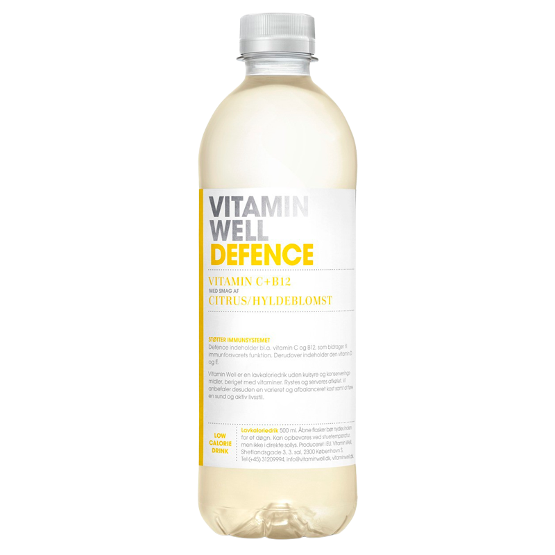 Vitamin Well Defence Citrus/Hyldeblomst (500 ml) Vitamin Well Defence Citrus/Hyldeblomst (500 ml)
