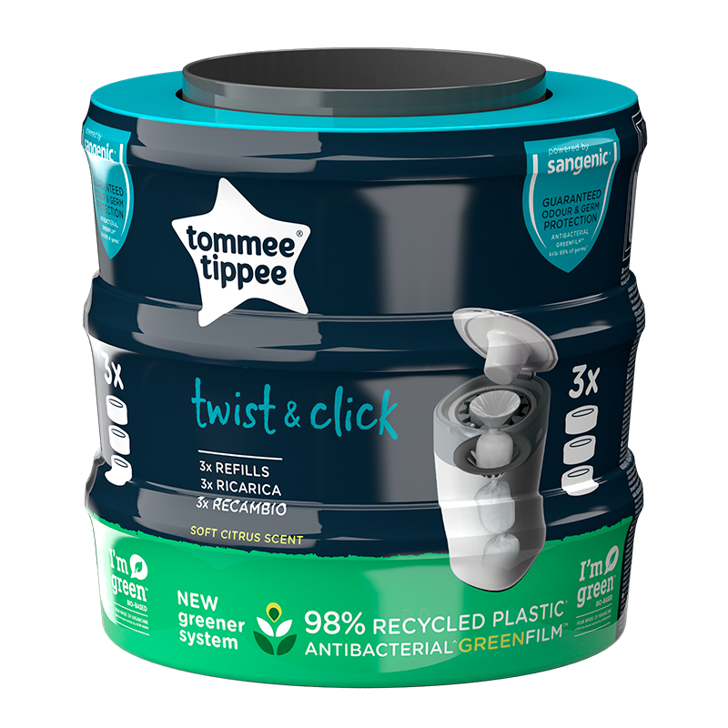 Tommee Tippee Twist & Click Refill (3 stk)