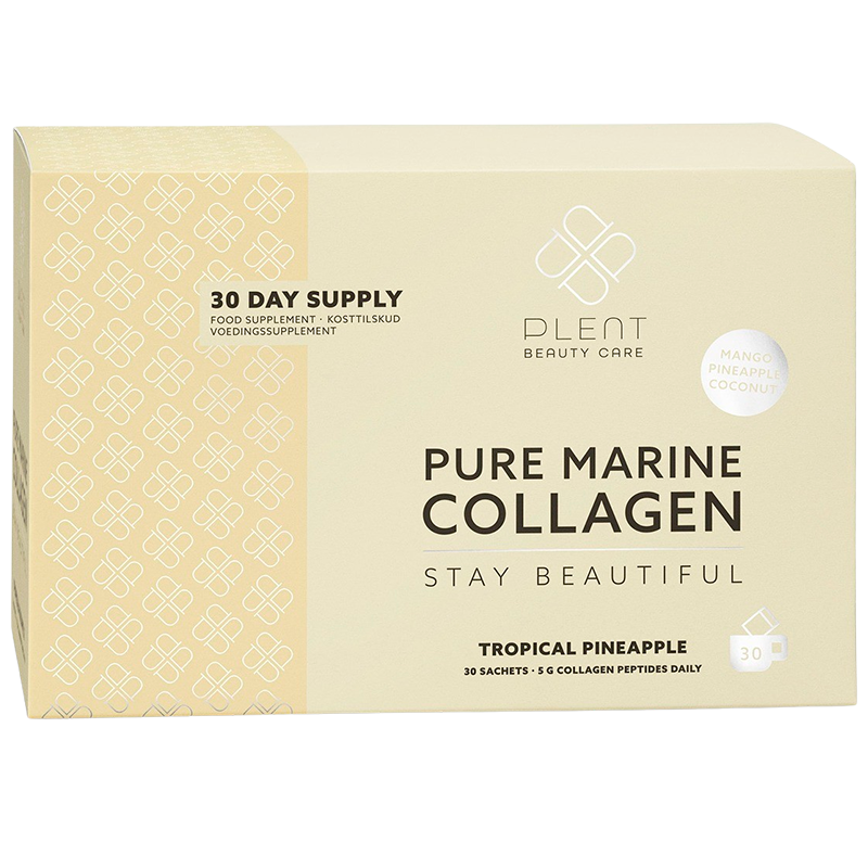 Plent Pure Marine Collagen Tropical Pineapple Packs (30 stk)