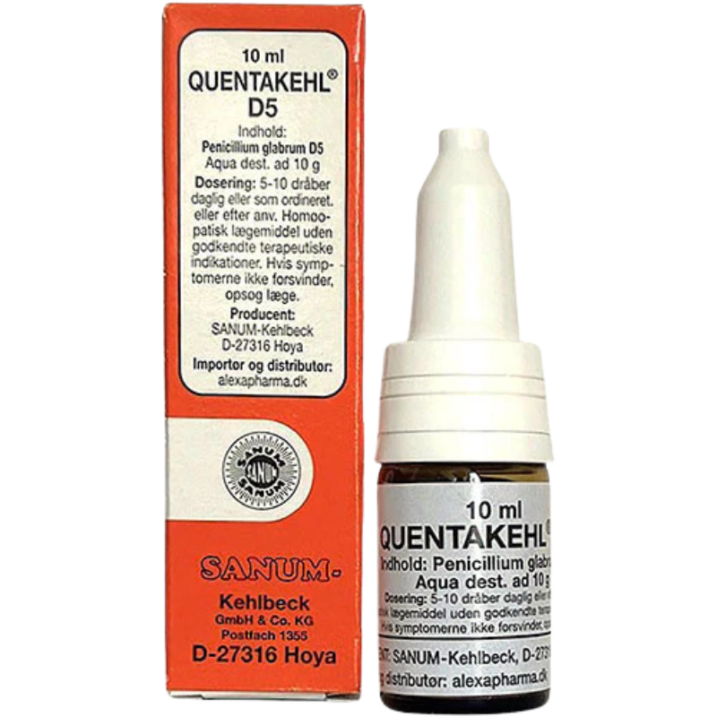 Quentakehl D6 dråber - 10 ml.