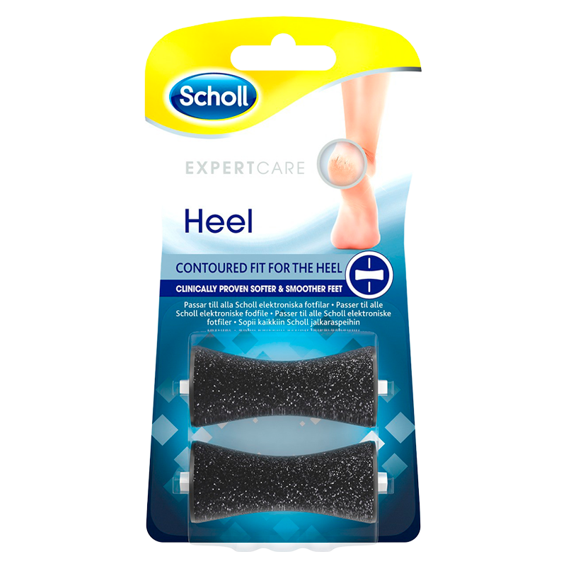 Scholl ExpertCare Elektronisk Fodfil Hæl Refill (2 stk)