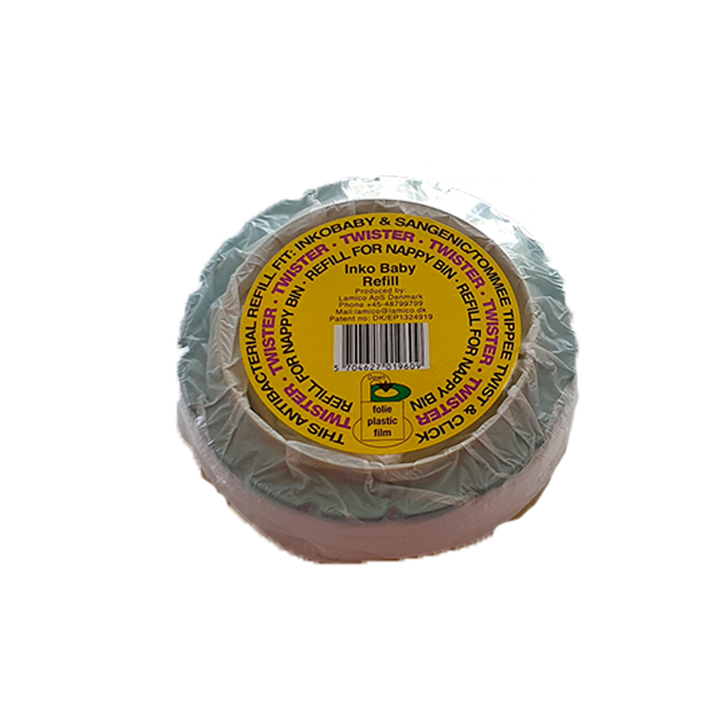 InkoBaby Blepose Refill Til Sangenic Twist & Click 18 x 4,5 cm - 1 stk. InkoBaby Blepose Refill Til Sangenic Twist & Click 18 x 4,5 cm - 1 stk.