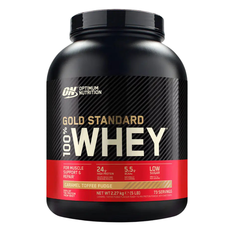 Optimum Nutrition 100% Whey Gold Standardcaramel Toffee Fudge (2270 g)