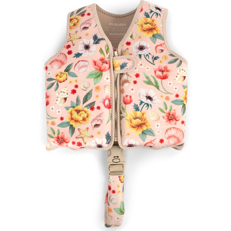 Filibabba Svømmevest 1-2 år - Ocean Blossom (1 stk)
