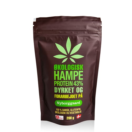 Hampe protein 43% øko. - 200 gr.
