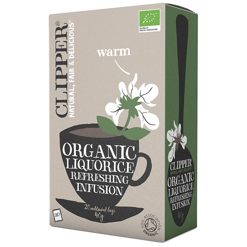 Clipper Lakridsrod Te Ø - 20 breve