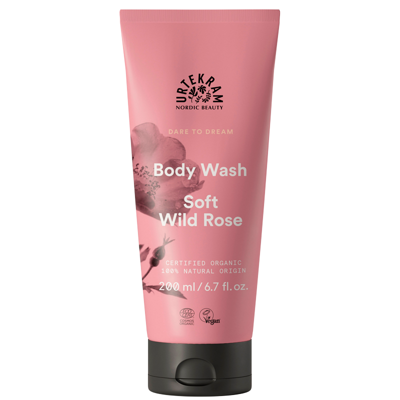Urtekram Body Wash Soft Wild Rose (200 ml)