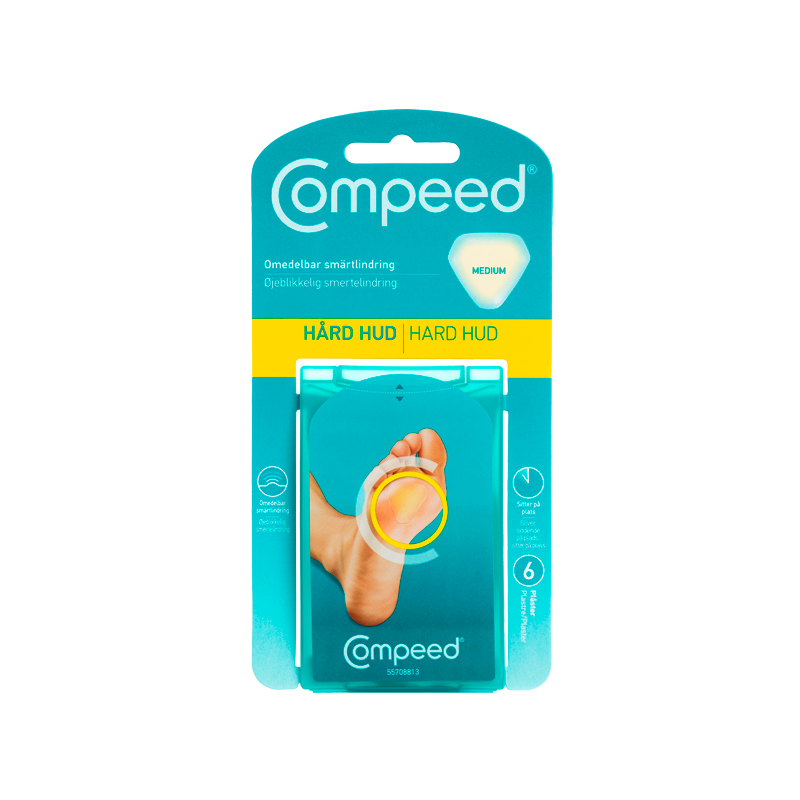 Compeed Hård hud Medium - 6 stk.