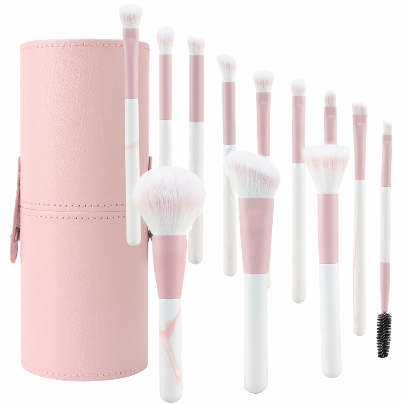 Technique PRO Blooming Makeup Børster M. Cup Case 12 stk (1 sæt)