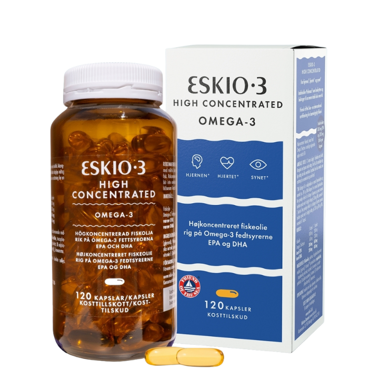 Eskio-3 High Concentrate Omega-3 (120 kap)