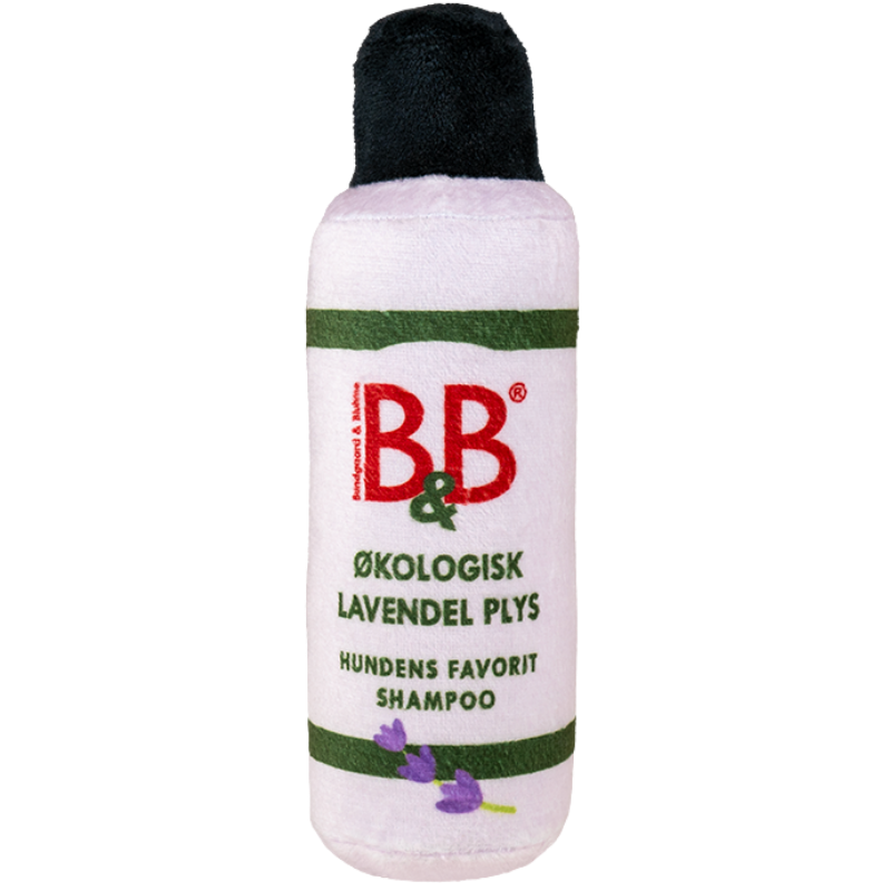 B&B Plys Shampoo Hundelegetøj Ass. Farver (1 stk)