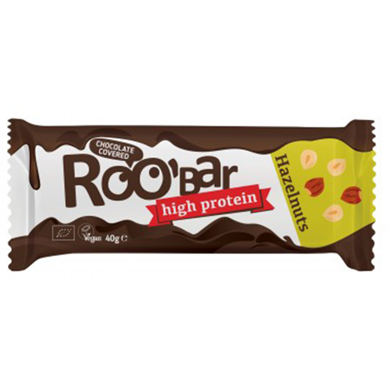 Roobar Protein Choko Hasselnød Ø - 40g.
