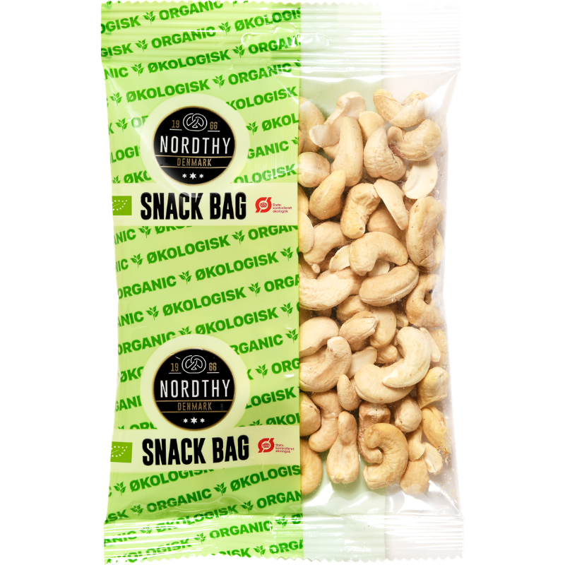 Nordthy Snack Bag Cashewnødder Ø (100 g)