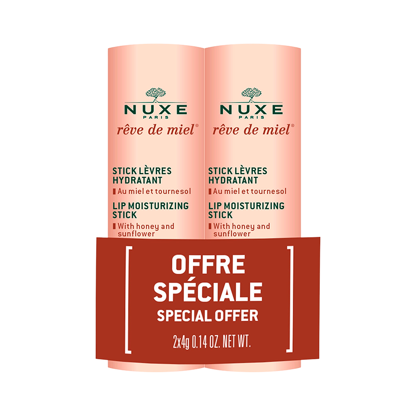 NUXE Reve De Miel Lip Stick Duopack (1 sæt)