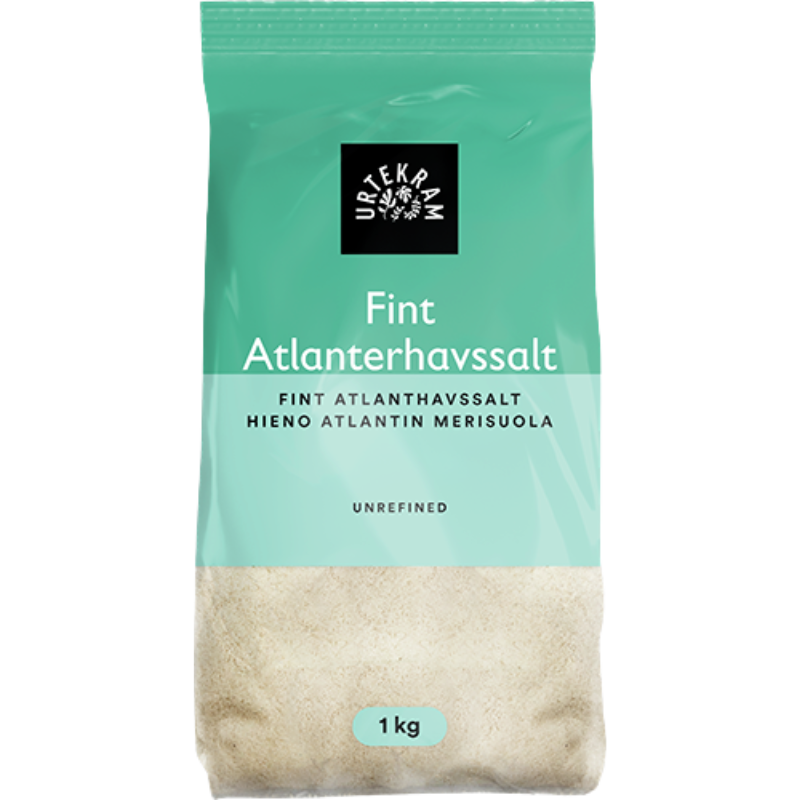 Urtekram Havsalt fint Atl. - 1 Kg.