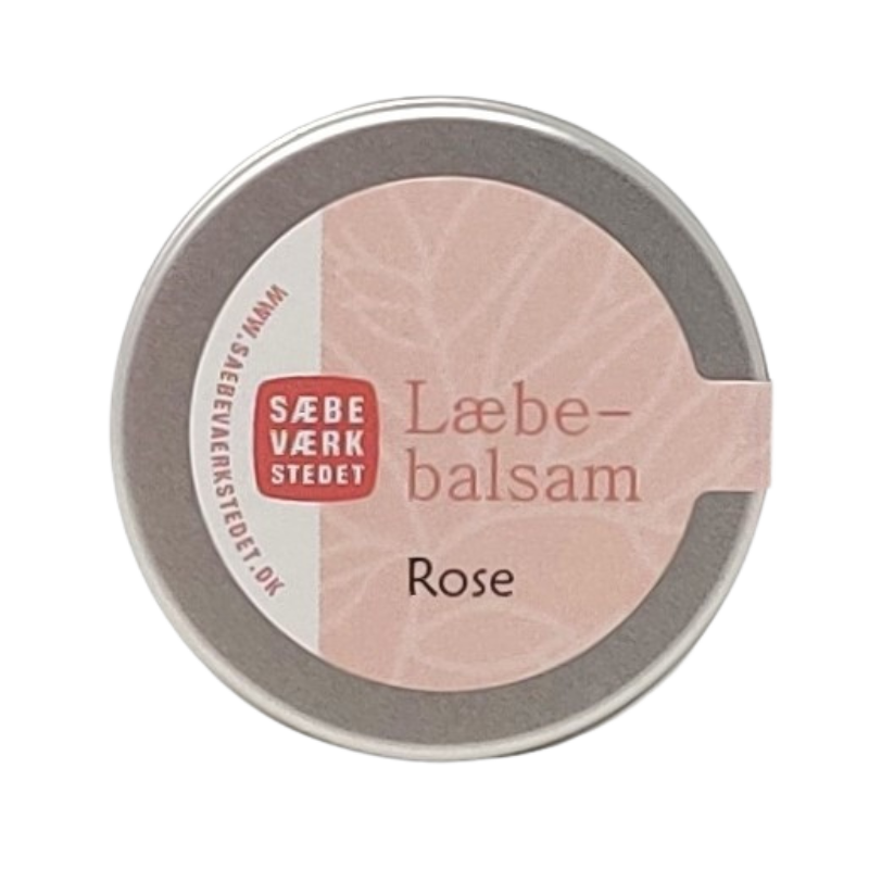 Sæbeværkstedets Læbebalsam Rose - 14 gr