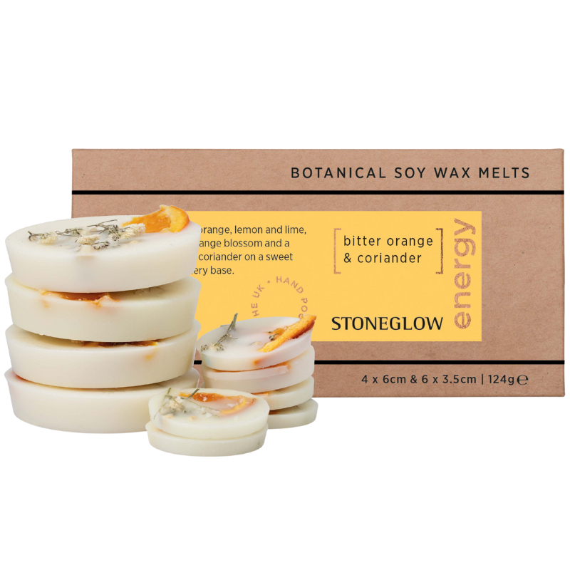 Ambience Stoneglow Vegansk Soja Duftvoks Appelsin & Koriander (10 stk)