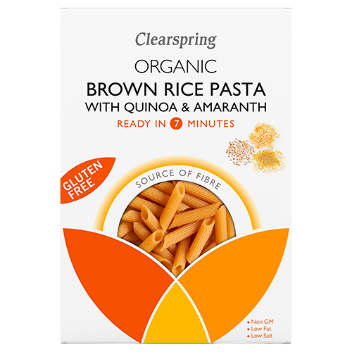 Clearspring Brune Ris Penne M. Quinoa & Amaranth Ø (250 g)