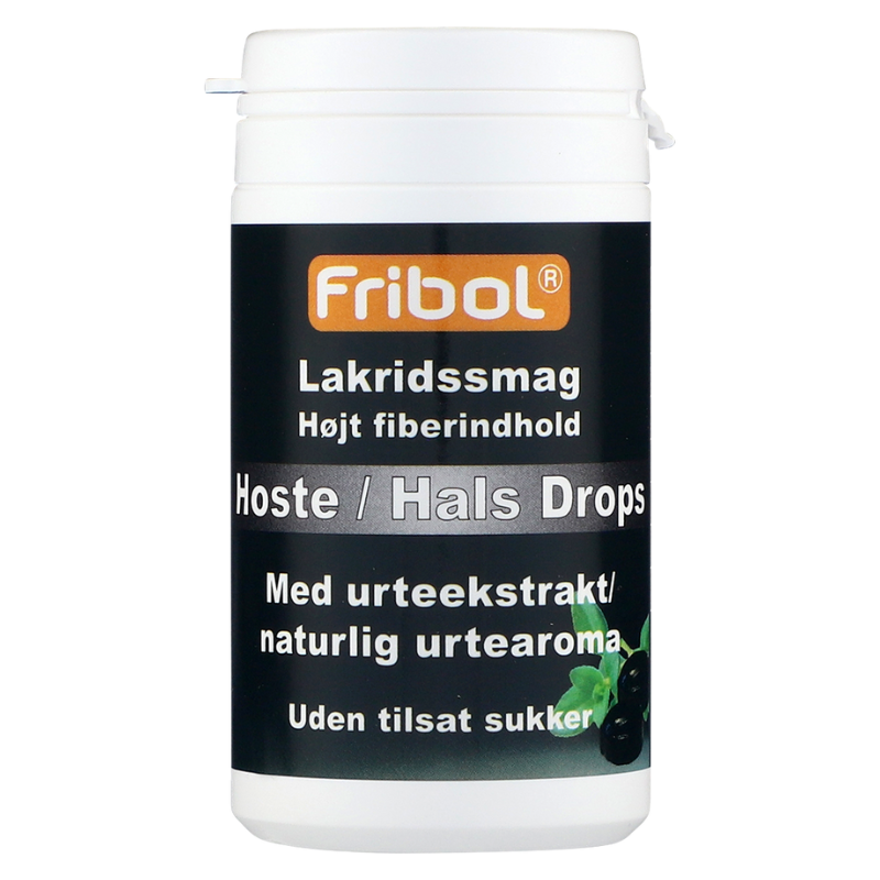 Fribol Hoste/Hals Drops Lakrids (60 g)