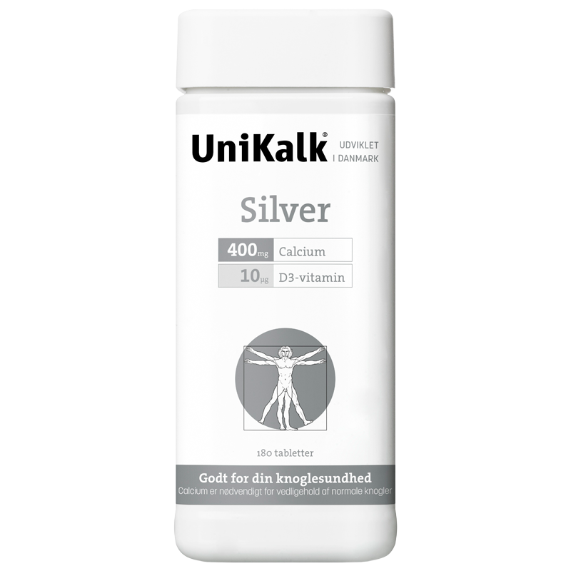 Unikalk Silver - 180 tabs.