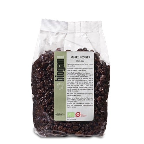 Biogan Rosiner Mørke Ø (1 kg)