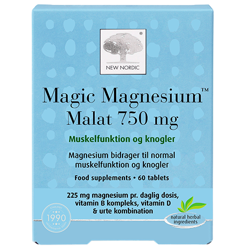 New Nordic Magic Magnesium Malat 750 mg (60 tabl)