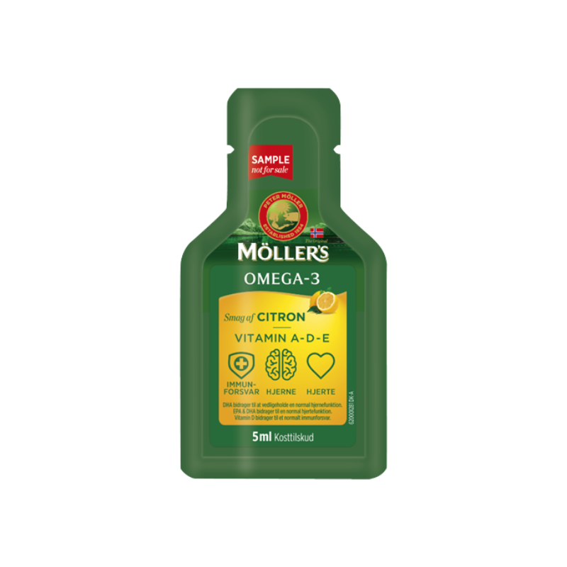 Vareprøve - Møllers Tran med Citrussmag (5 ml)