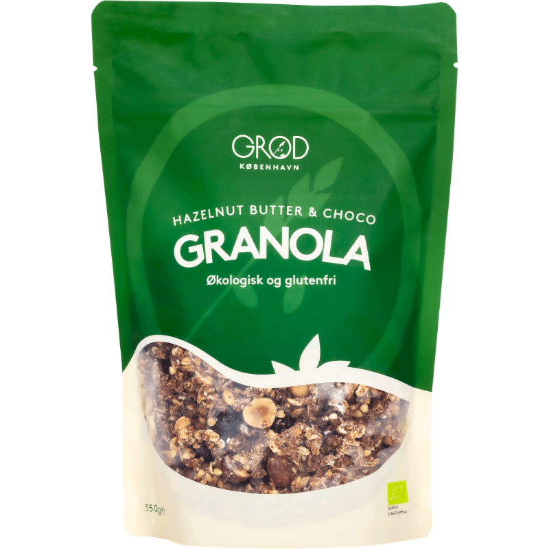 Grød Copenhagen Hazelnut Butter & Choco Glutenfri Granola (350 g)