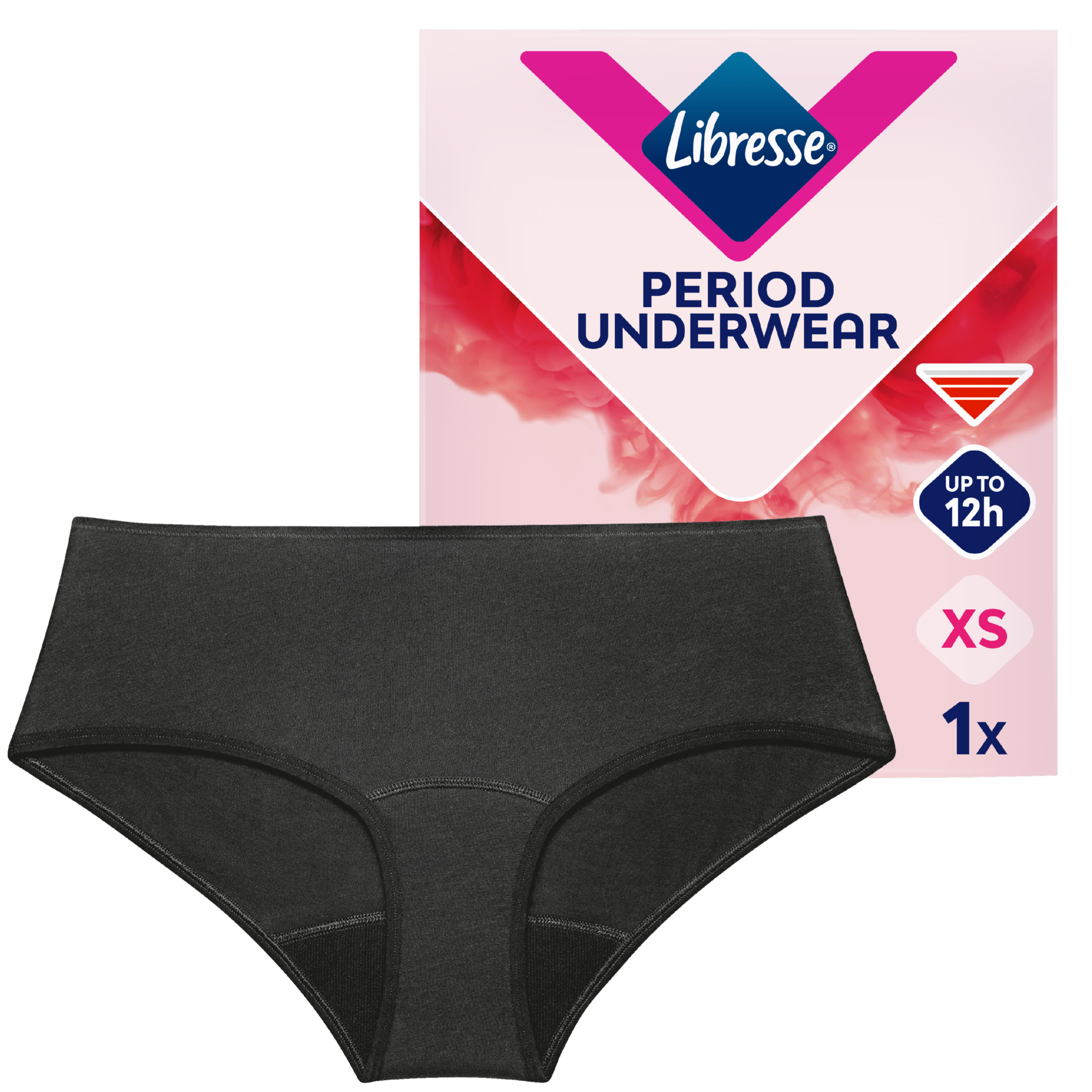Libresse Intimawear Hipster Black XS (1 stk)