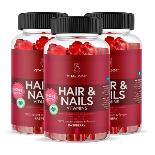3 x VitaYummy Hair & Nails (60 stk)