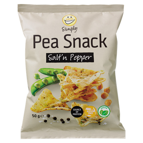 EASIS Pea Snacks Salt & Peber - 50g
