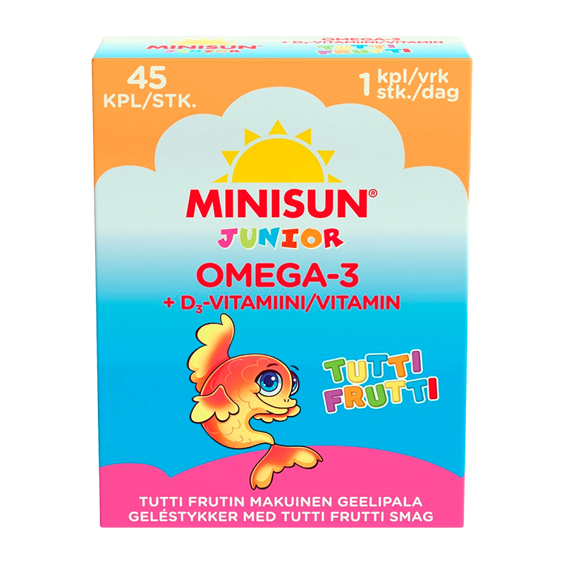 Minisun Junior Omega-3 (45 stk)